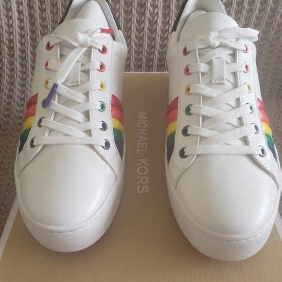 mk rainbow sneakers